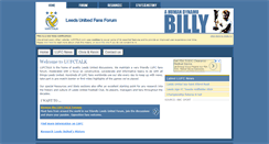 Desktop Screenshot of lufctalk.com
